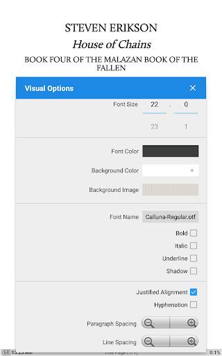 Screenshot From Our Moon+ Reader Pro Review