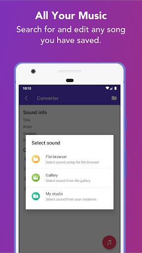 Screenshot From Our Music Editor: Ringtone & MP3 Review