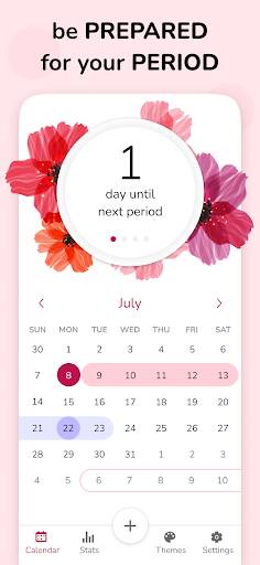 Screenshot From Our My Calendar - Period Tracker Review