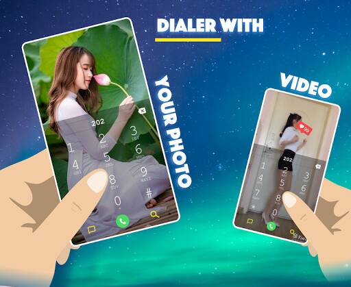 Screenshot From Our My photo phone dialer Review