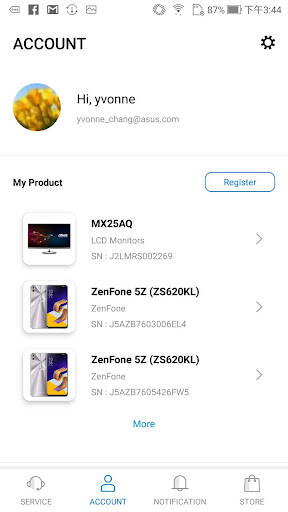 Screenshot From Our MyASUS - Service Center Review