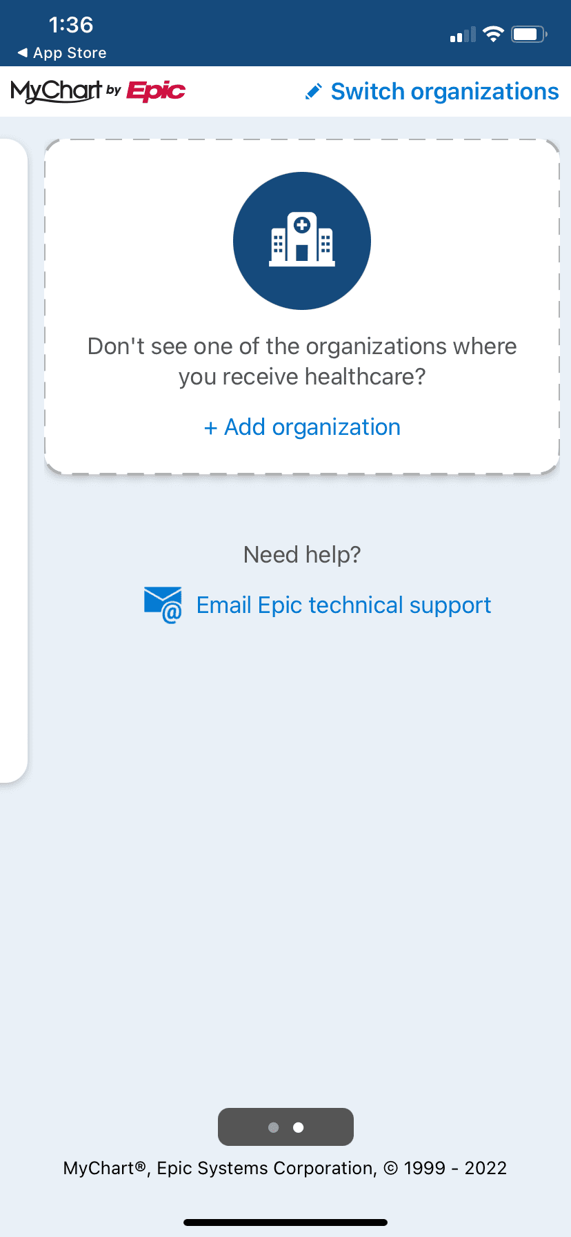 Screenshot From Our MyChart Review