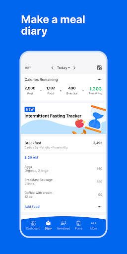 Screenshot From Our MyFitnessPal: Calorie Counter Review