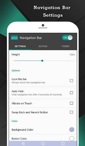 Screenshot From Our Navigation Bar for Android Review