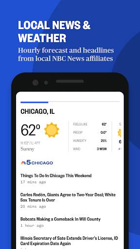 Screenshot From Our NBC News: Breaking News & Live Review