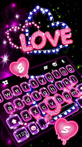 Screenshot From Our Neon Love Theme Review