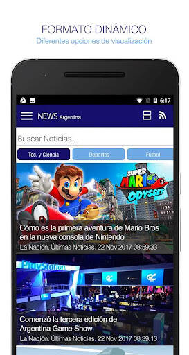 Screenshot From Our News Argentina. Noticias y Dia Review