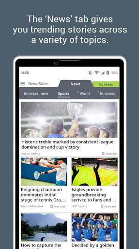 Screenshot From Our News Suite by Sony Review