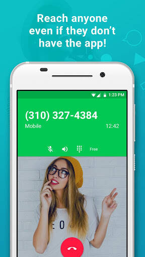 Screenshot From Our Nextplus: Phone # Text + Call Review