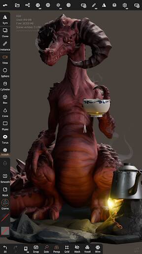 Screenshot From Our Nomad Sculpt Review