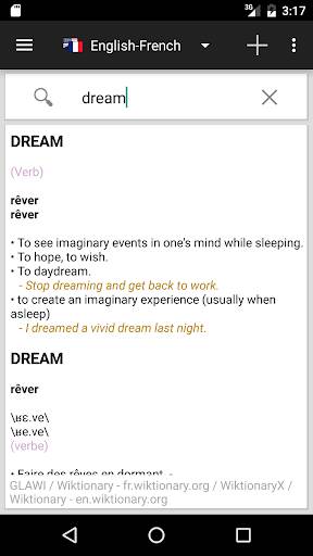 Screenshot From Our Offline dictionaries Review
