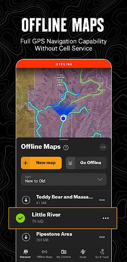 Screenshot From Our onX Offroad: Trail Maps & GPS Review