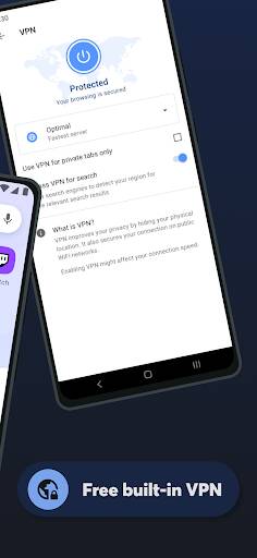 Screenshot From Our Opera browser beta with VPN Review