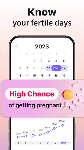 Screenshot From Our Ovulation & Period Tracker Review