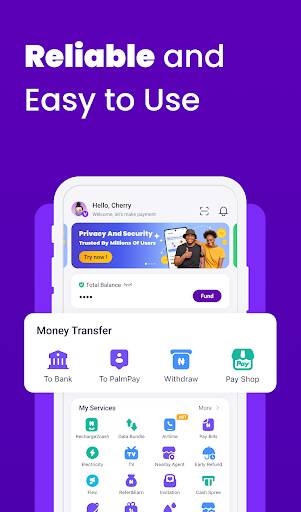Screenshot From Our PalmPay - Transfers, Bills Review