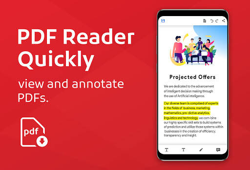 Screenshot From Our PDF Reader App : Read All PDF Review