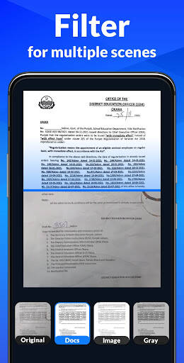 Screenshot From Our PDF Scanner - Document Scanner Review