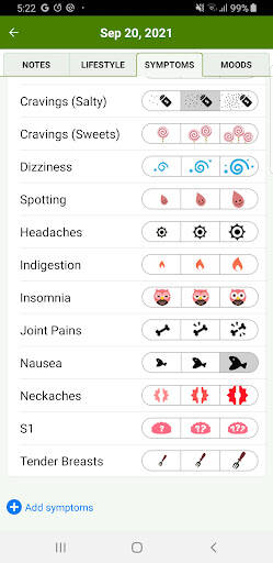 Screenshot From Our Period Tracker Review