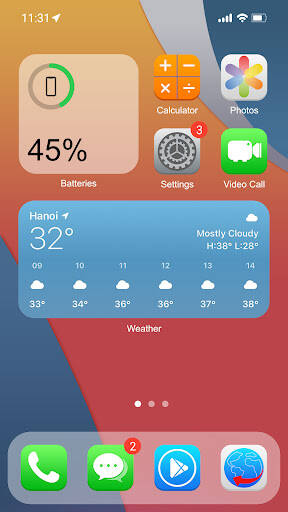 Screenshot From Our Phone 14 Launcher, OS 16 Review
