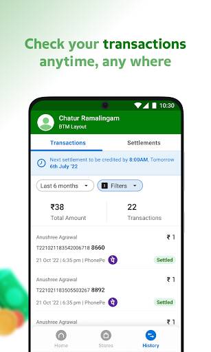 Screenshot From Our PhonePe Business Review