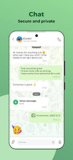 Screenshot From Our Pinngle Call & Video Chat Review