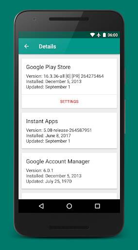 Screenshot From Our Play Services Info (Update) Review