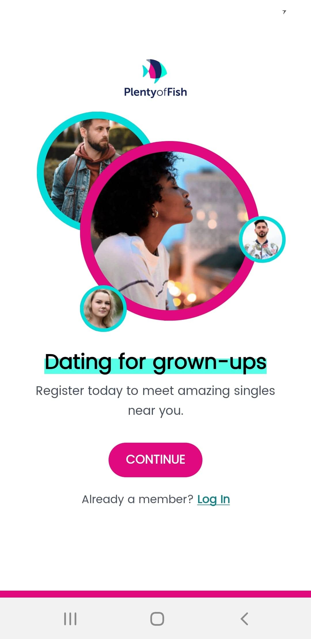 Screenshot From Our Plenty of Fish Dating App Review