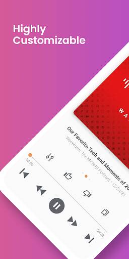 Screenshot From Our Podcast Addict: Podcast player Review