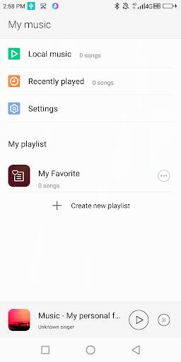 Screenshot From Our QK Music Player Review