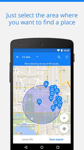 Screenshot From Our Real Estate sale & rent Trovit Review