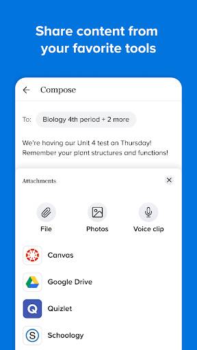 Screenshot From Our Remind: School Communication Review