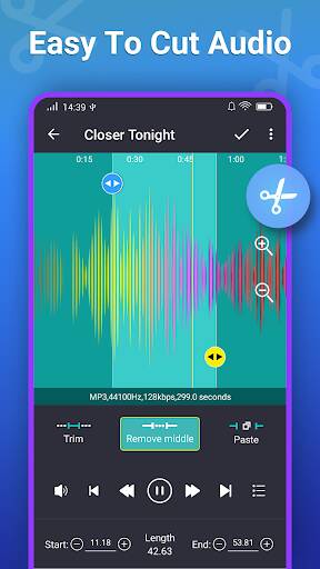 Screenshot From Our Ringtone Maker - MP3 Cutter Review