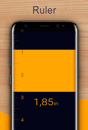 Screenshot From Our Ruler App: Camera Tape Measure Review