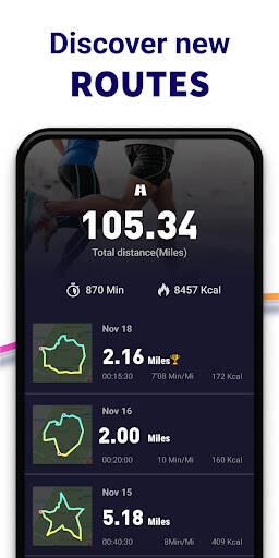 Screenshot From Our Running App - GPS Run Tracker Review