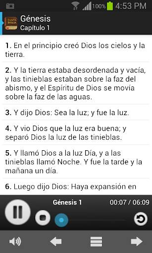 Screenshot From Our Santa Biblia Reina Valera Review