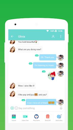 Screenshot From Our SayHi Chat Meet Dating People Review