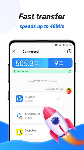 Screenshot From Our SHAREit Lite - Fast File Share Review