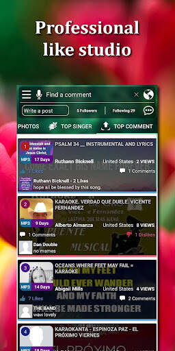 Screenshot From Our Sing karaoke record karaoke Review