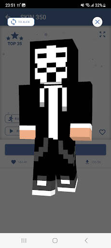 Screenshot From Our Skins for Minecraft PE Review
