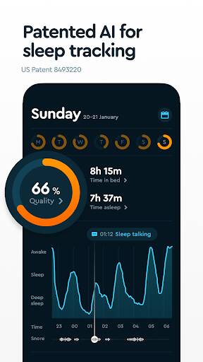 Screenshot From Our Sleep Cycle: Sleep Tracker Review