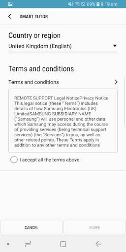 Screenshot From Our Smart Tutor for SAMSUNG Mobile Review