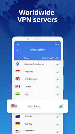 Screenshot From Our Snap VPN: Super Fast VPN Proxy Review