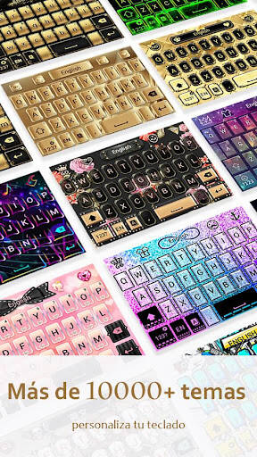 Screenshot From Our Spanish Language - GO Keyboard Review