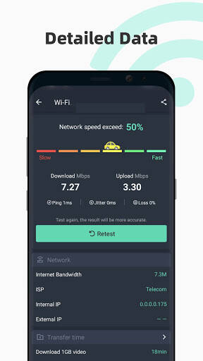 Screenshot From Our Speed test - Speed Test Master Review