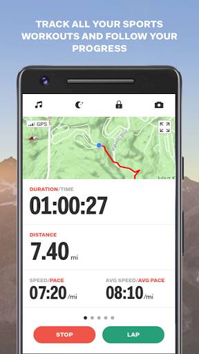 Screenshot From Our Sports Tracker Running Cycling Review