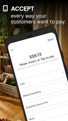 Screenshot From Our Square Point of Sale: Payment Review