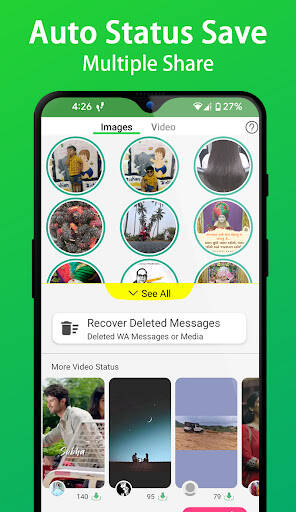Screenshot From Our Status Saver - Video Download Review