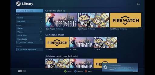 Screenshot From Our Steam Link Review