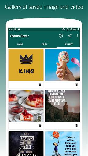 Screenshot From Our Story saver for whatsapp Review