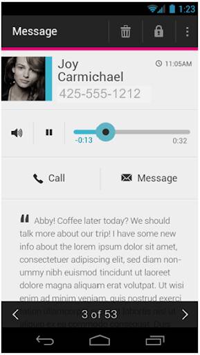 Screenshot From Our T-Mobile Visual Voicemail Review